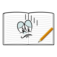 Depressed Open Notebook
