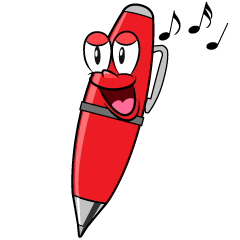 Singing Red Pen