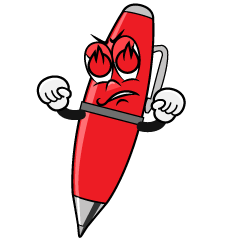 Enthusiasm Red Pen