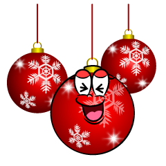 Laughing Christmas Ornaments