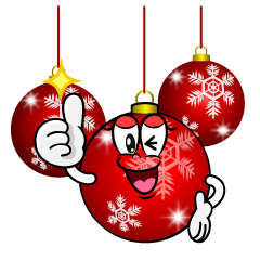 Thumbs up Christmas Ornaments