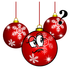 Thinking Christmas Ornaments