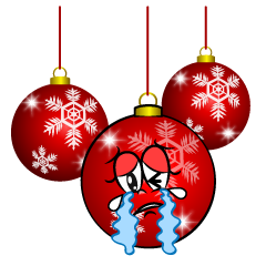 Crying Christmas Ornaments