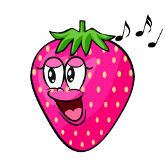 Singing Pink Strawberry