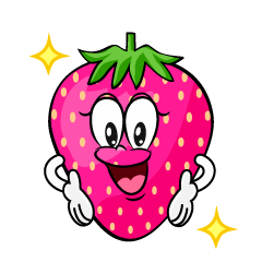 Glitter Pink Strawberry
