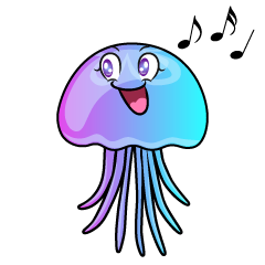 Singing Pastel Jellyfish