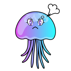 Angry Pastel Jellyfish