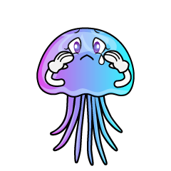 Sad Pastel Jellyfish