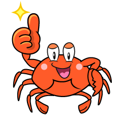 Thumbs up Gazami Crab