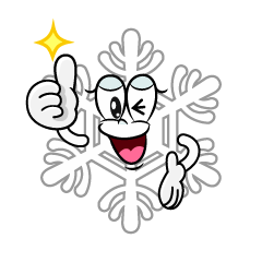 Thumbs up White Snow