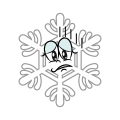 Depressed White Snow