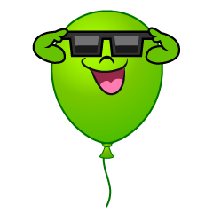 Balloon with Sunglasses