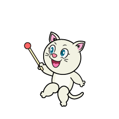 Speaking White Cat