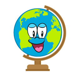Globo Terraqueo Sonriente