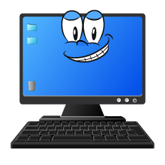 Grinning Computer