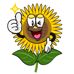 Thumbs up Sunflower