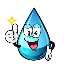 Thumbs up Water Drop