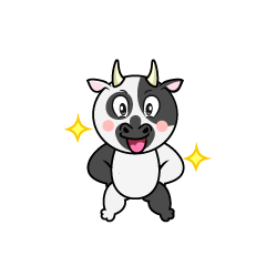 Glitter Cow