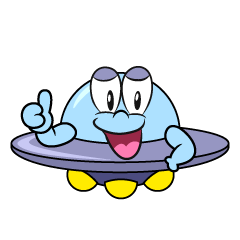 Thumbs up UFO