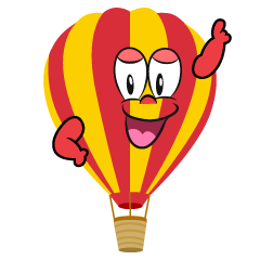 Posing Hot Air Balloon