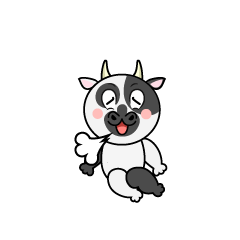 Relaxing Cow