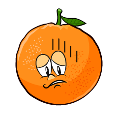 Depressed Orange