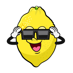 Lemon with Sunglasses