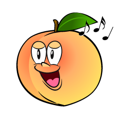 Singing Peach