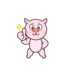 Thumbs Up Pig