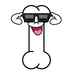 Bone with Sunglasses