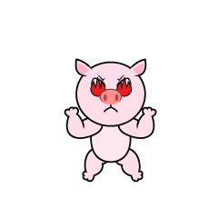 Enthusiastic Pig
