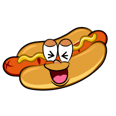 Laughing Hot Dog