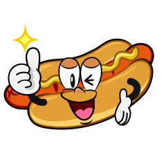 Thumbs up Hot Dog