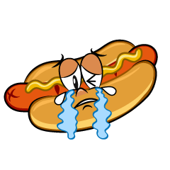 Crying Hot Dog