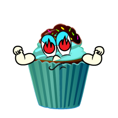 Burning Cupcake