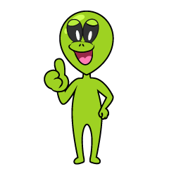 Thumbs up Alien