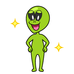 Confident Alien