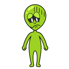 Depressed Alien