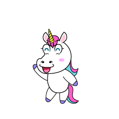 Smiling Unicorn