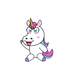 Sitting Unicorn