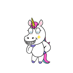 Grinning Unicorn