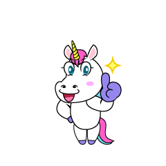 Thumbs Up Unicorn