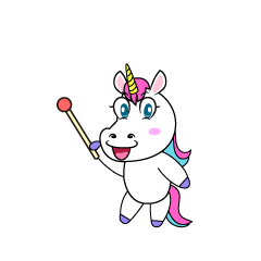 Unicorn with Bouquet