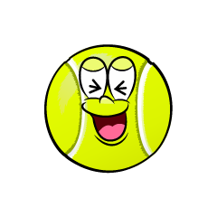 Laughing Tennis Ball