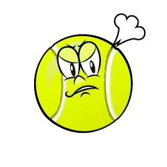 Angry Tennis Ball