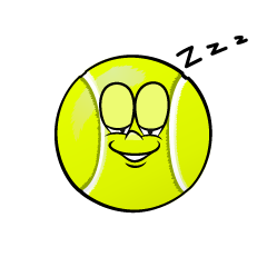 Sleeping Tennis Ball