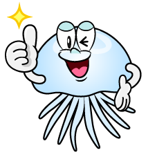 Thumbs up Jellyfish