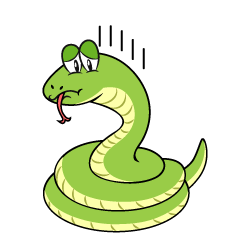 Depressed Snake