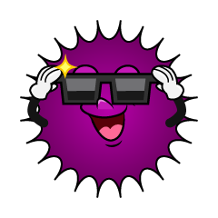 Virus with Sunglasses