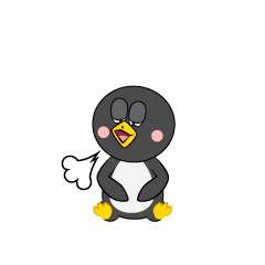 Penguin with Bouquet